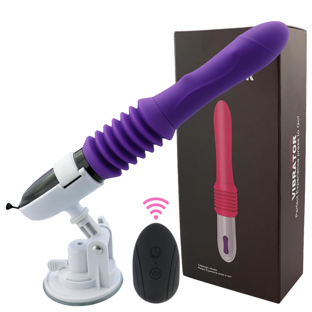 Sex Machine Thrusting Big Dildo Vibrator Vaginal G Spot Automatic Up Down Massager Retractable Pussy Adults Sex Toys for Women