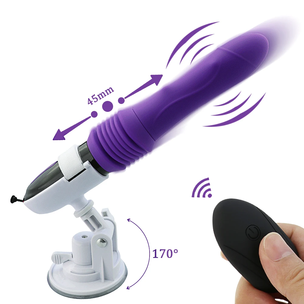 Sex Machine Thrusting Big Dildo Vibrator Vaginal G Spot Automatic Up Down Massager Retractable Pussy Adults Sex Toys for Women