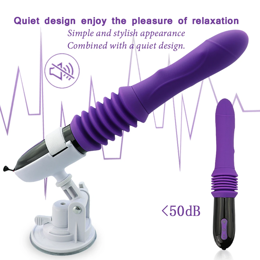 Sex Machine Thrusting Big Dildo Vibrator Vaginal G Spot Automatic Up Down Massager Retractable Pussy Adults Sex Toys for Women