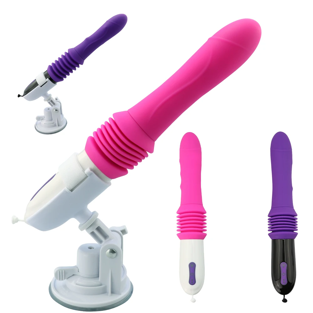 Sex Machine Thrusting Big Dildo Vibrator Vaginal G Spot Automatic Up Down Massager Retractable Pussy Adults Sex Toys for Women