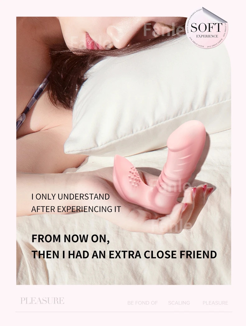 Remote Control Thrusting Vibrator for Women Clitoris Stimulator Female Telescopic Masturbation Vibrating Dildo G Spot Sex Toys