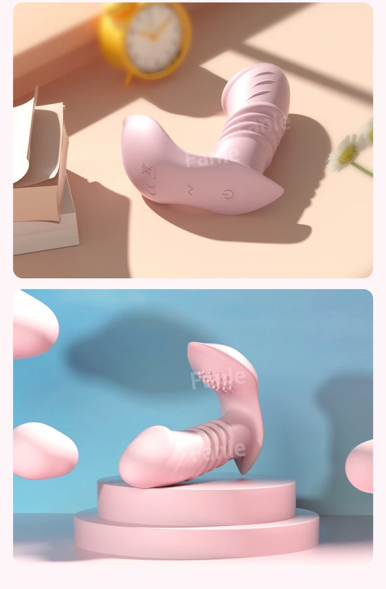 Remote Control Thrusting Vibrator for Women Clitoris Stimulator Female Telescopic Masturbation Vibrating Dildo G Spot Sex Toys