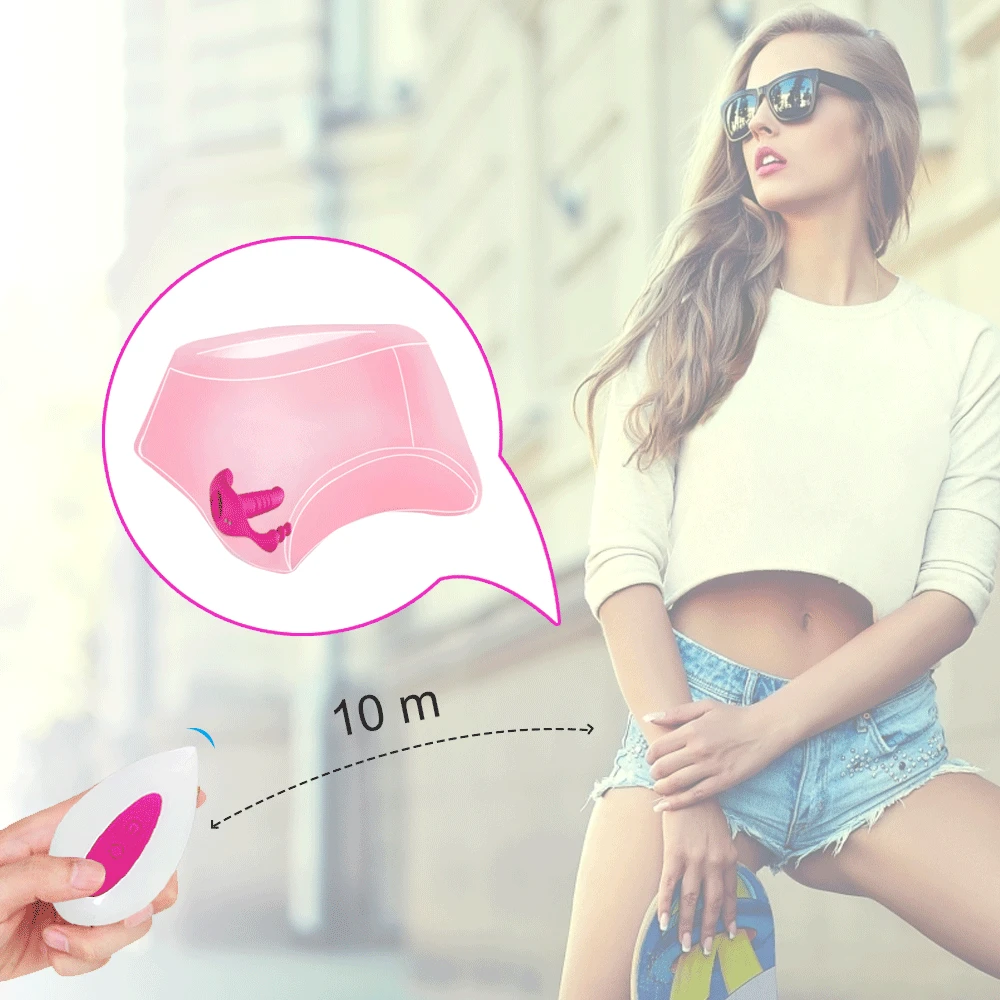 Wireless Remote Wearable Vibrator for Women Automatic Thrusting Dildo G Spot Clitoris Stimulator Vaginal Anal Sex Toys Adults 18 Wireless Remote Wearable Vibrator for Women Automatic Thrusting Dildo G Spot Clitoris Stimulator Vaginal Anal Sex Toys Adults 18