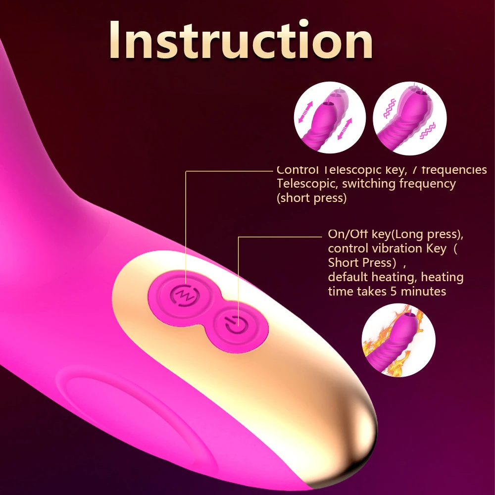 Thrusting Dildo Vibrator for Women Clitoris Sucking Tongue Lick G Spot Vibrator Goods for Adults Sex Toys 18 masturbators