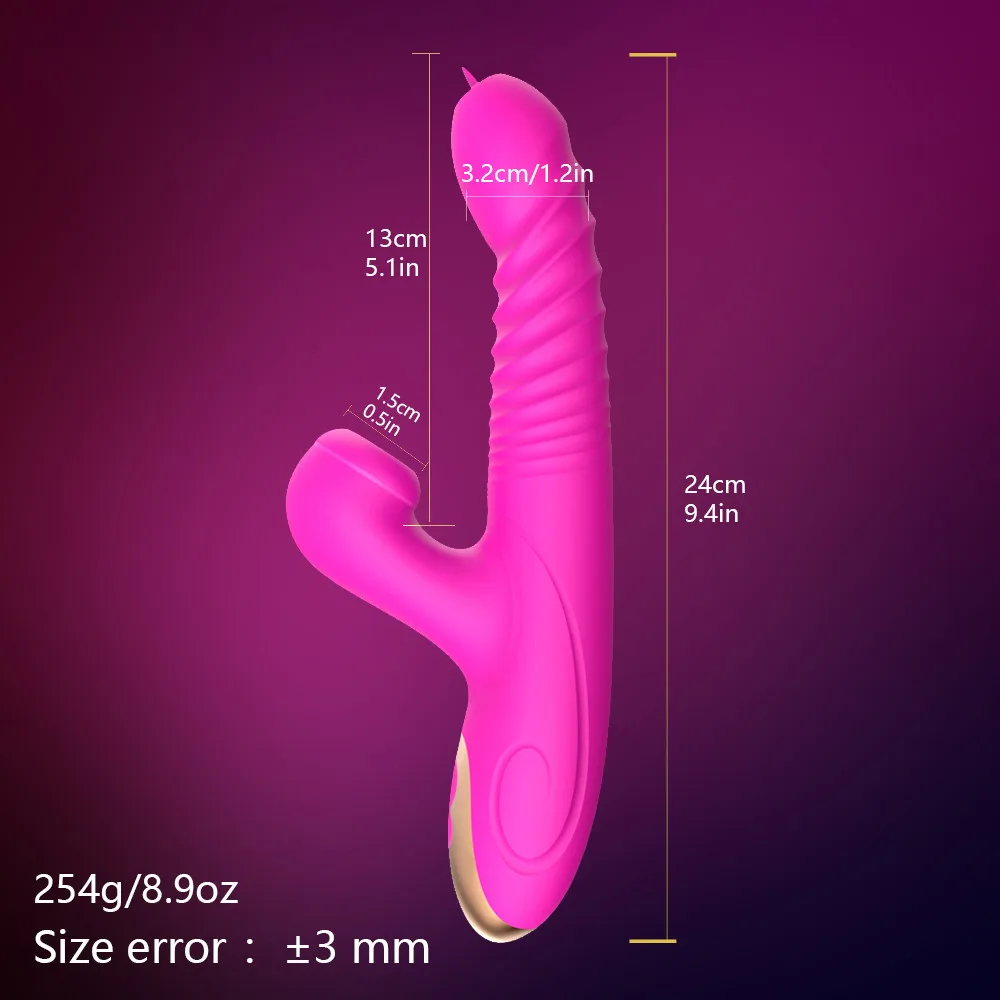 Thrusting Dildo Vibrator for Women Clitoris Sucking Tongue Lick G Spot Vibrator Goods for Adults Sex Toys 18 masturbators