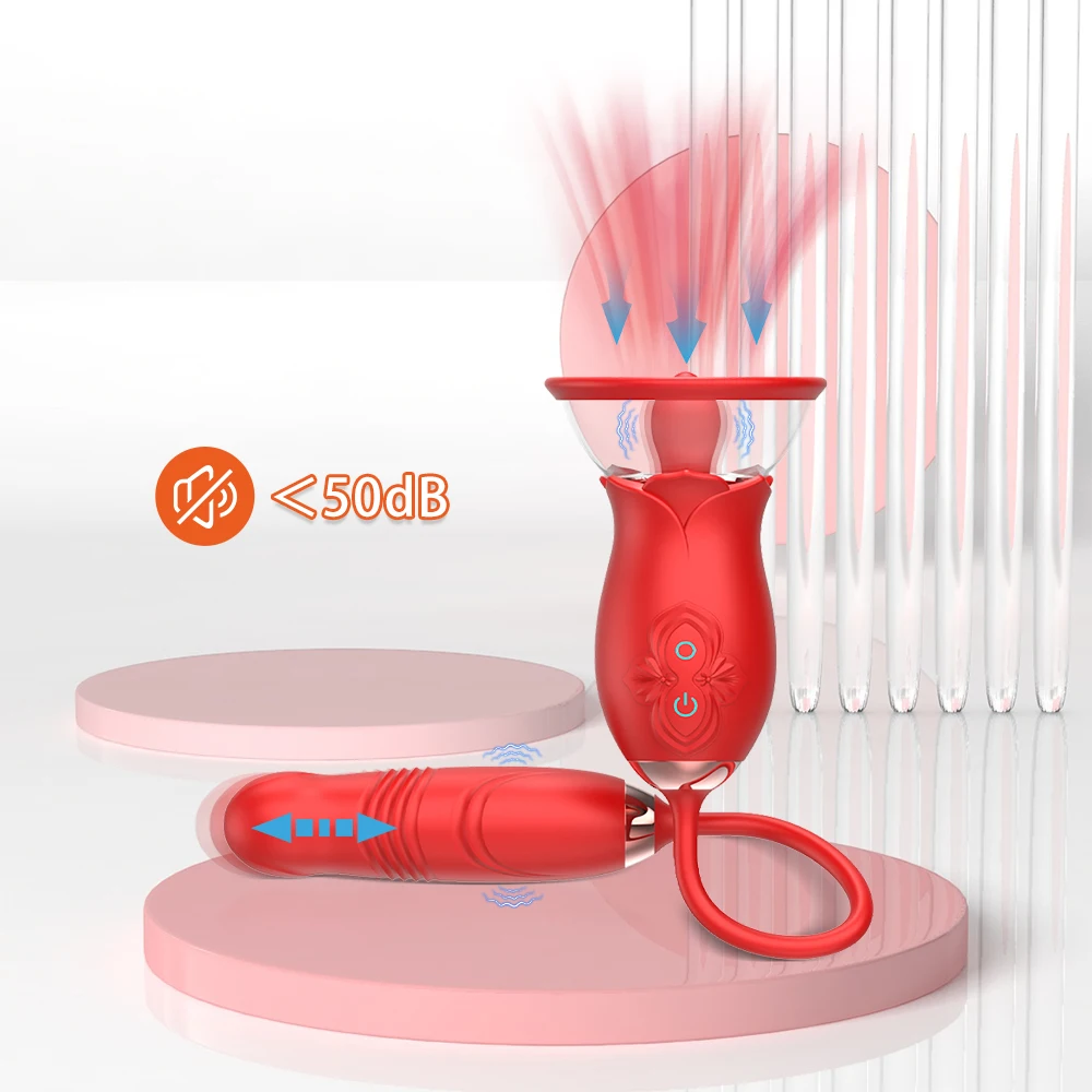 Rose Vibrator for Women G Spot Sucking Vibrating Clitoris Stimulator Thrusting Vagina Nipple Sucker Vibrating Goods Sex Toys Rose Vibrator for Women G Spot Sucking Vibrating Clitoris Stimulator Thrusting Vagina Nipple Sucker Vibrating Goods Sex Toys