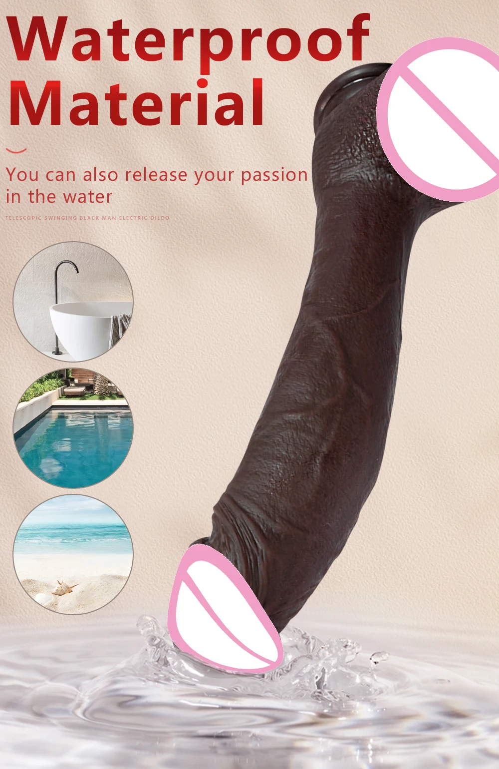 Big Vibrator Dildo for Women Heating Thrusting Realistic Sex Machine Sex Toys Dick Realistic Wireless Telescopic Dildo For Women