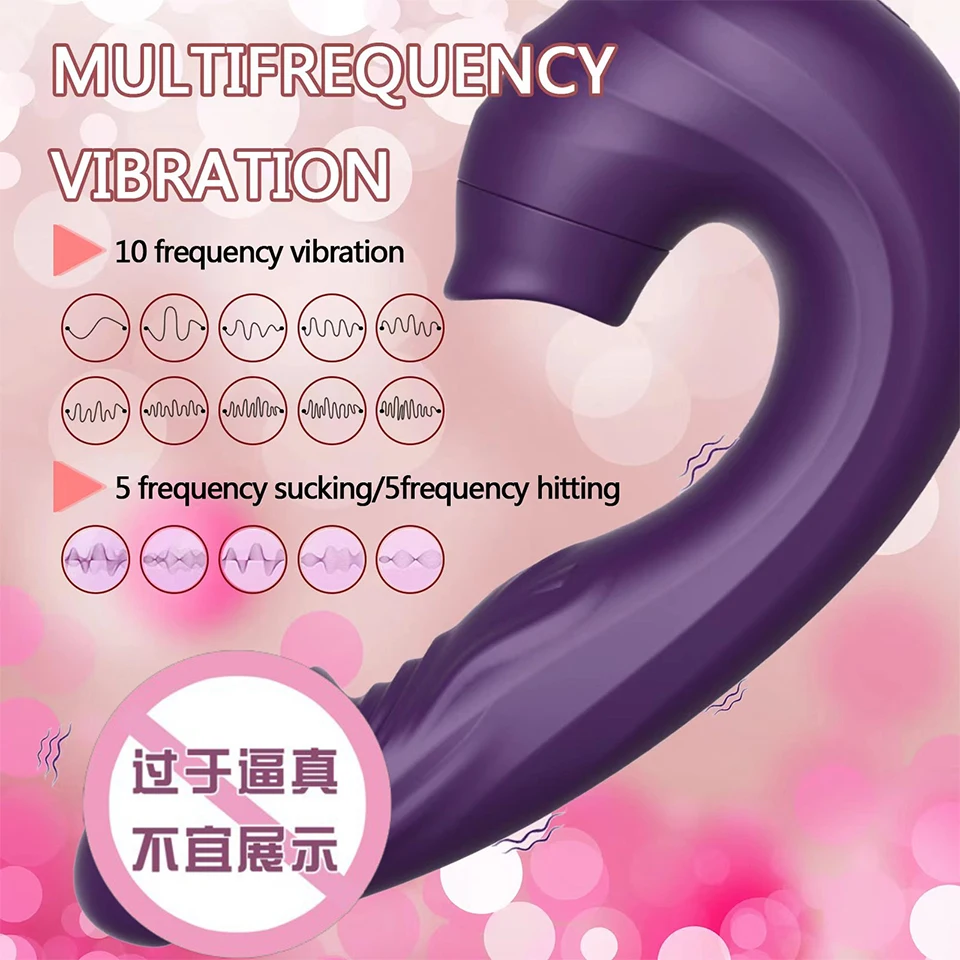 G-Spot Vibrators Silicone Dildo Dual vibrator female Realistic Penis 3 In 1 Licking Machine Clit Stimulator Sex Toy for Women