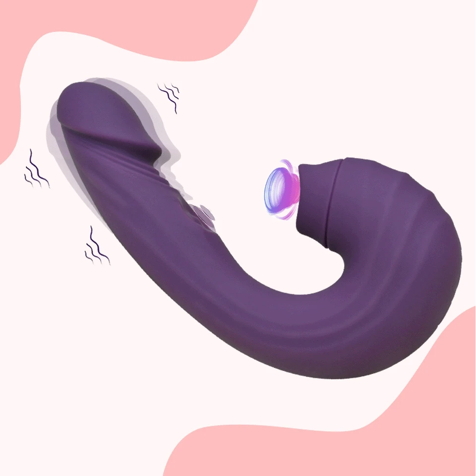G-Spot Vibrators Silicone Dildo Dual vibrator female Realistic Penis 3 In 1 Licking Machine Clit Stimulator Sex Toy for Women