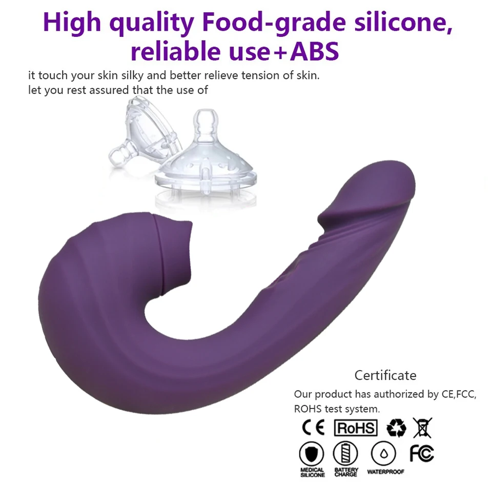 G-Spot Vibrators Silicone Dildo Dual vibrator female Realistic Penis 3 In 1 Licking Machine Clit Stimulator Sex Toy for Women