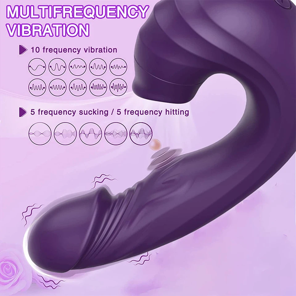 G-Spot Vibrators Silicone Dildo Dual vibrator female Realistic Penis 3 In 1 Licking Machine Clit Stimulator Sex Toy for Women