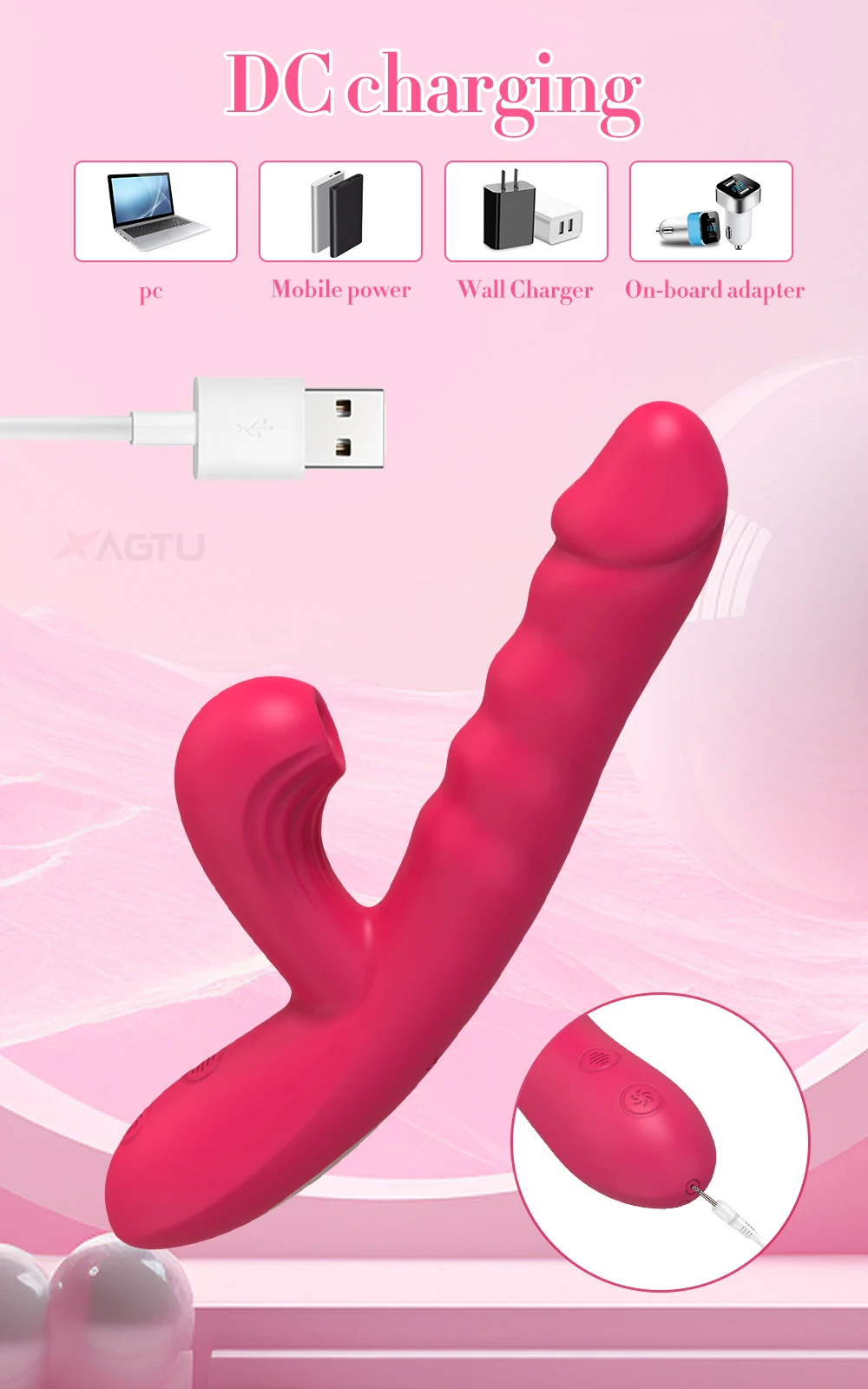 Thrusting Sucking Vibrator Dildo Female Stimulator G Spot Sucker Clitoris Massager Adult Goods Sex Toy for Women Thrusting Sucking Vibrator Dildo Female Stimulator G Spot Sucker Clitoris Massager Adult Goods Sex Toy for Women