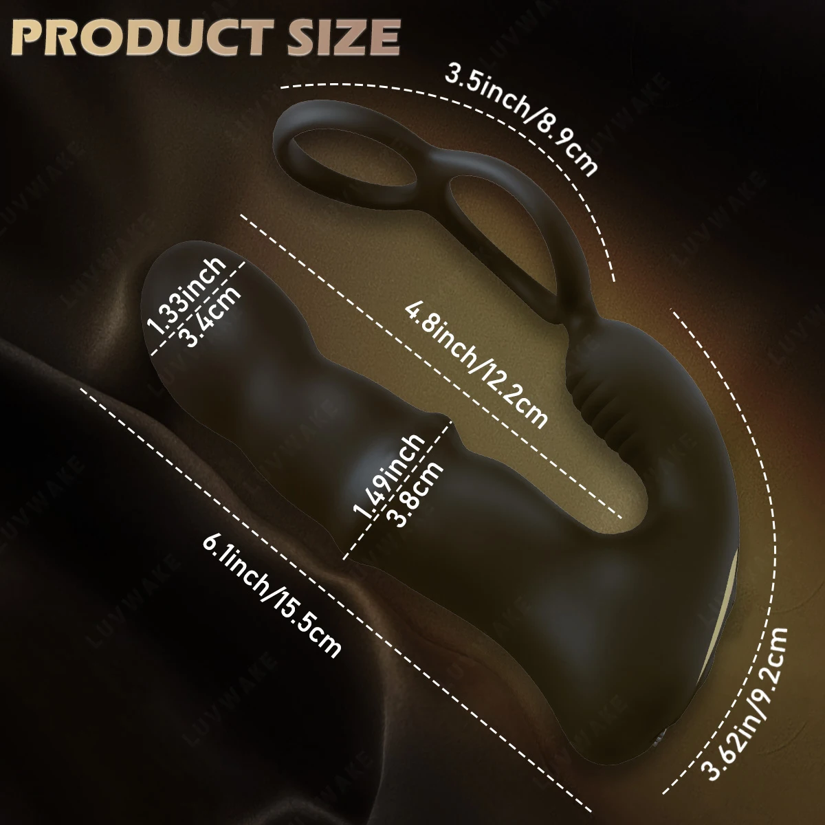9 Wiggling Thrusting Beads Prostate Massager Vibrating Butt Plug with Penis Ring Vibrator Anal Dildo Prostate Stimulor for Men 9 Wiggling Thrusting Beads Prostate Massager Vibrating Butt Plug with Penis Ring Vibrator Anal Dildo Prostate Stimulor for Men