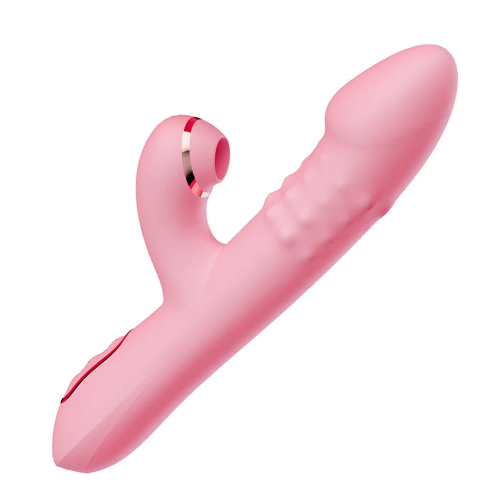Sucking Vibrator Telescopic Clitoral Rotating Bead Vibrating Dildo G-spot Massager Clitoris Stimulator Adults Sex Toys For Women