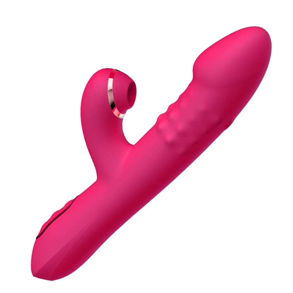 Sucking Vibrator Telescopic Clitoral Rotating Bead Vibrating Dildo G-spot Massager Clitoris Stimulator Adults Sex Toys For Women