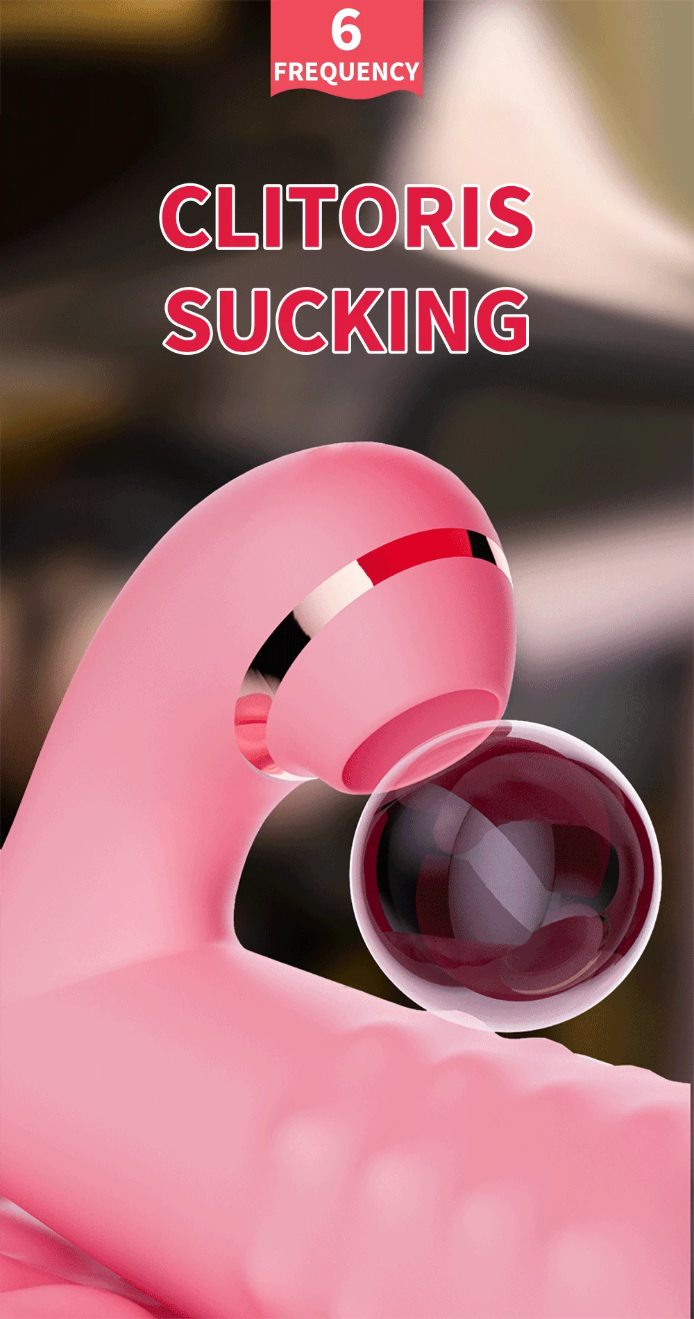 Sucking Vibrator Telescopic Clitoral Rotating Bead Vibrating Dildo G-spot Massager Clitoris Stimulator Adults Sex Toys For Women