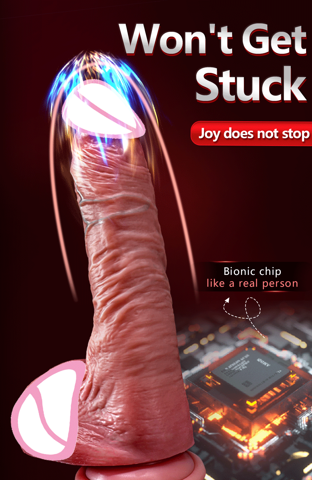Realistic Thrusting Dildo Vibrator Soft Small Vagina Masturbator and Convenient Medical Silicone Penis For Woman G Spot Sex Toys
