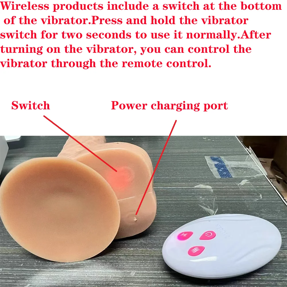 Thrusting Rotation Remote Control Dildo Vibrator Female Realistic Penis Gay Suction Cup Masturbator Couple For Women Sex Toys Thrusting Rotation Remote Control Dildo Vibrator Female Realistic Penis Gay Suction Cup Masturbator Couple For Women Sex Toys