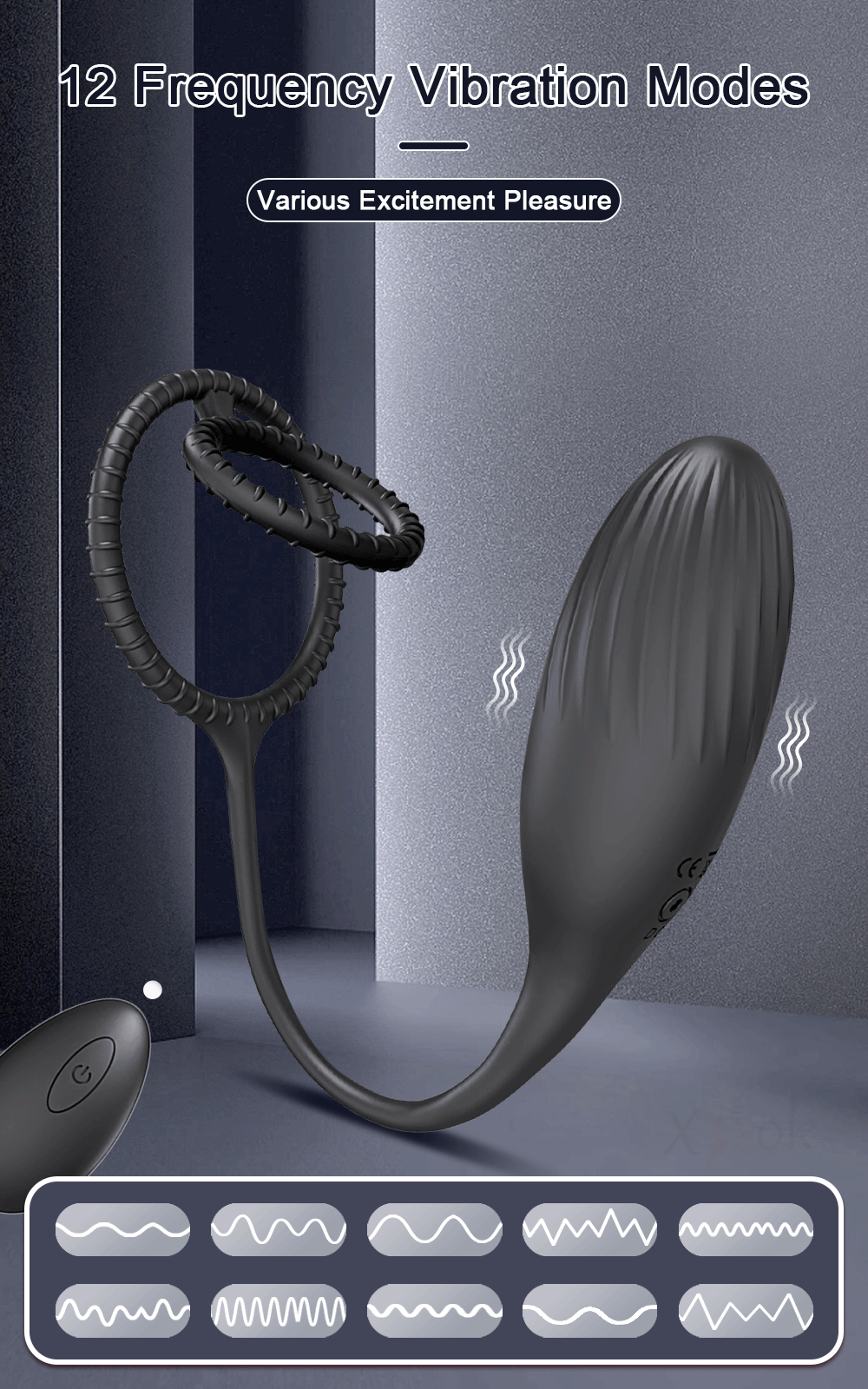 Anal Butt Plug Vibrator Adult Sex Toys for Men Women Couple Remote Control Vibe Male Prostate Massager with Dual Cock Penis Ring Anal Butt Plug Vibrator Adult Sex Toys for Men Women Couple Remote Control Vibe Male Prostate Massager with Dual Cock Penis Ring