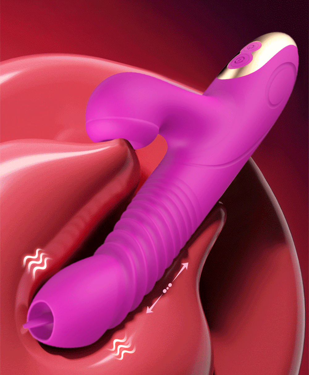 Powerful Thrusting Vibrator Female Clitoris Sucker Vacuum Stimulator G Spot Tongue Licking Dildo Adult Goods Sex Toy for Women Powerful Thrusting Vibrator Female Clitoris Sucker Vacuum Stimulator G Spot Tongue Licking Dildo Adult Goods Sex Toy for Women