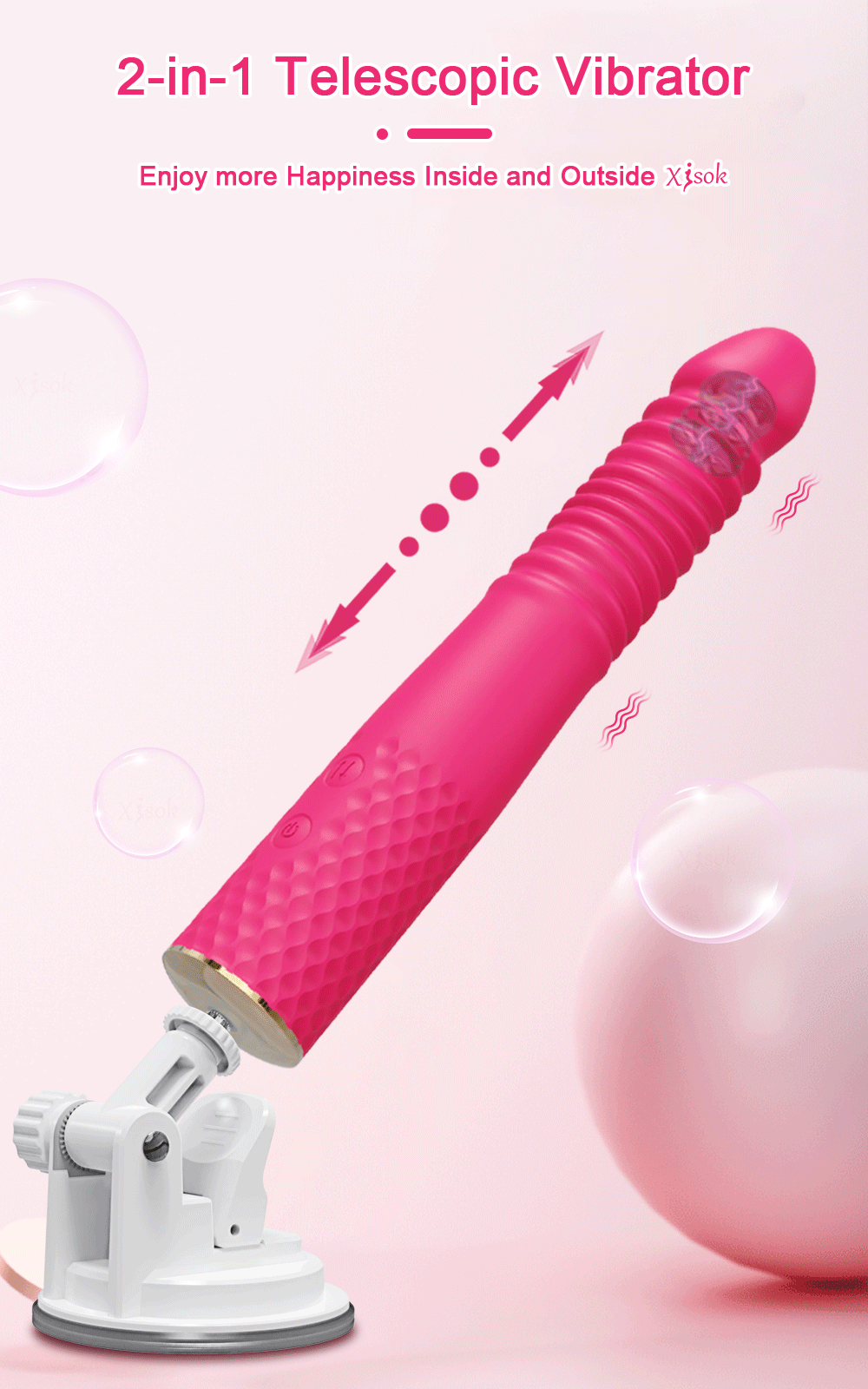 Automatic Machine Telescopic Dildo Vibrator Female Sexs Toy Women Vagina Masturbation Penis G Spot Clitoris Stimulator Massager