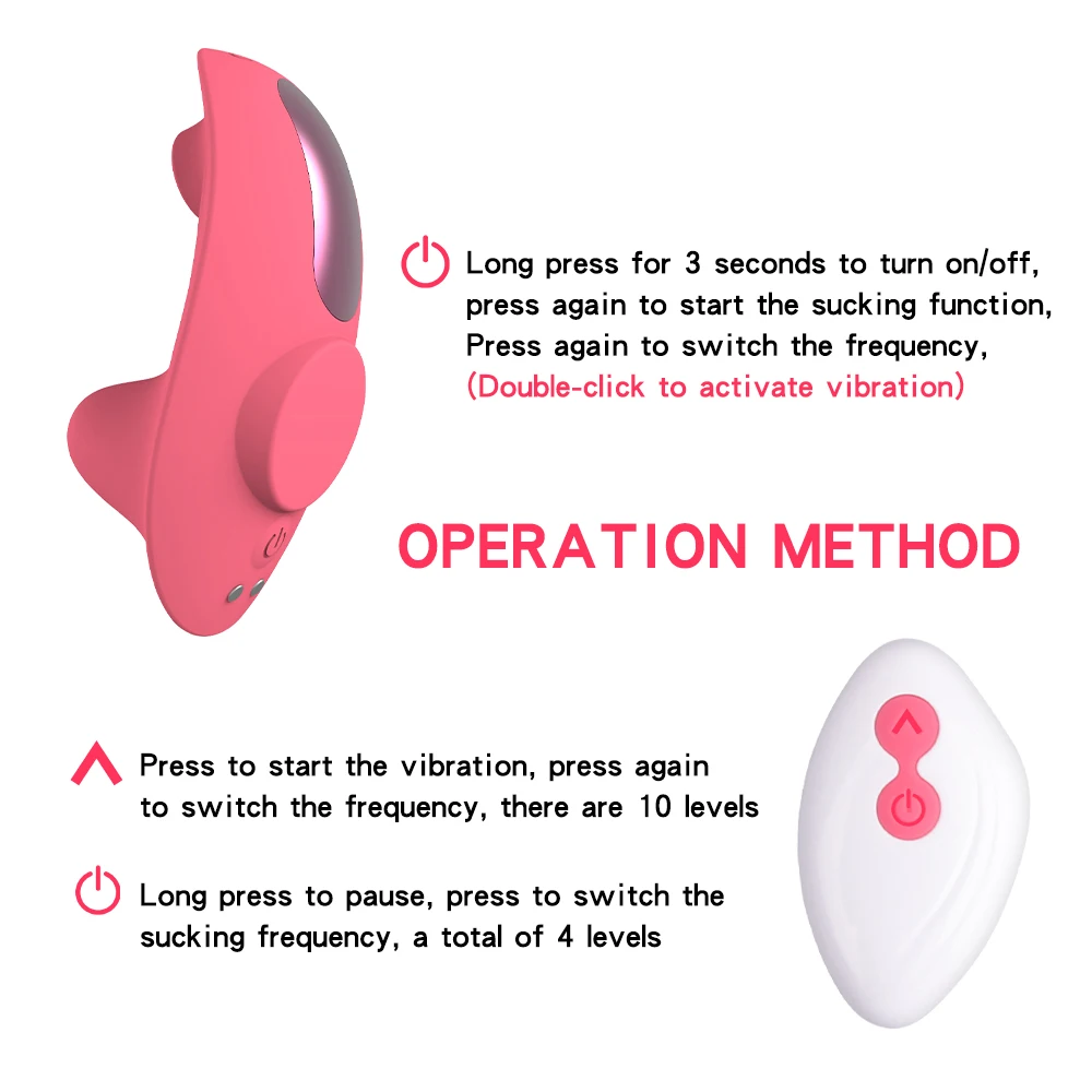 Mini Clitoris Sucker Female Clit Sucking Vibrator For Women Remote Control With Sexy Panties Clitoral Stimulator Adults Sex Toys