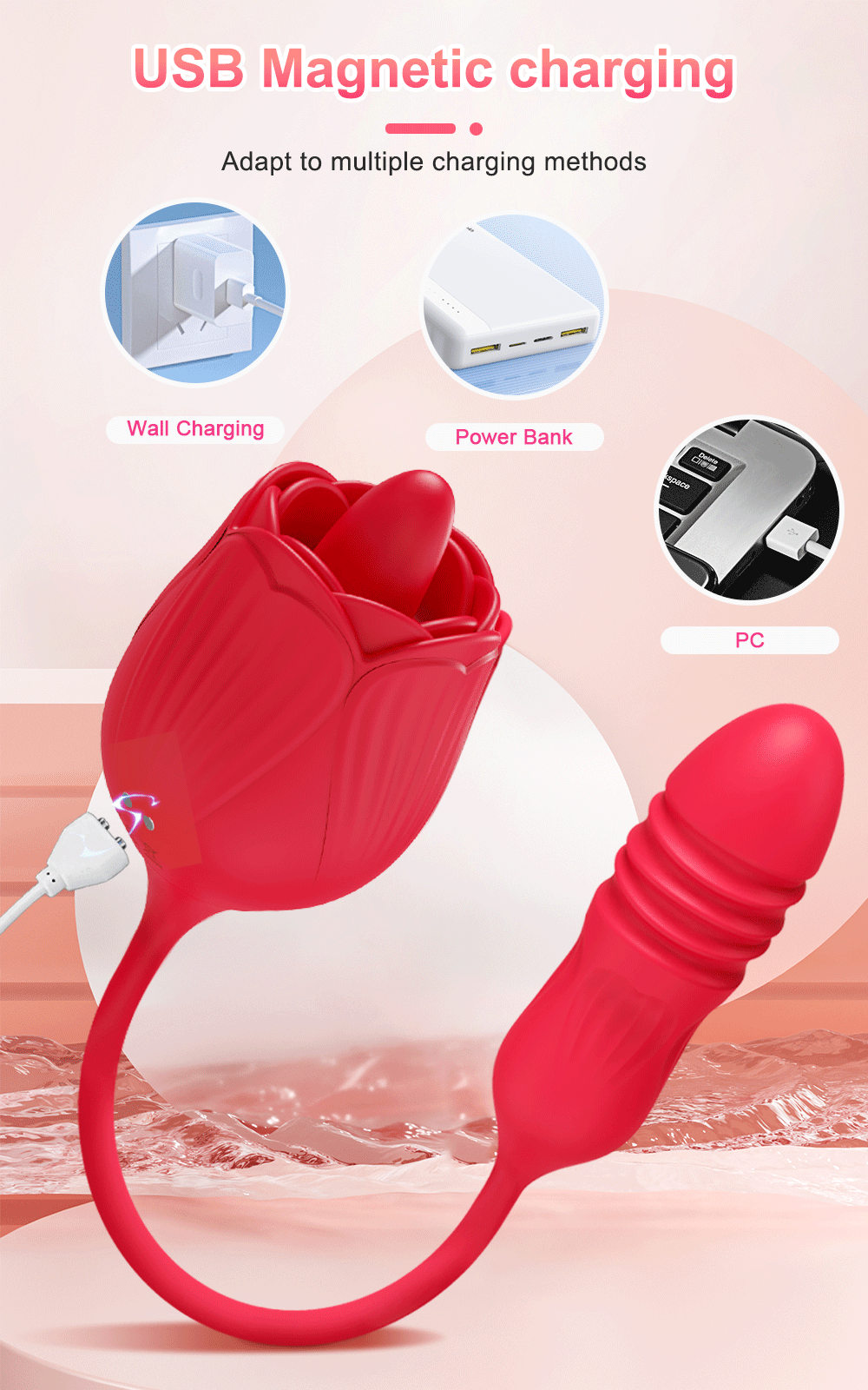 Rose-Toy Dildo Thrusting Vibrator for Women Egg Clitoris Sucker Stimulator Tongue Licking Adults Goods Sucking Sex Toys Female Rose-Toy Dildo Thrusting Vibrator for Women Egg Clitoris Sucker Stimulator Tongue Licking Adults Goods Sucking Sex Toys Female