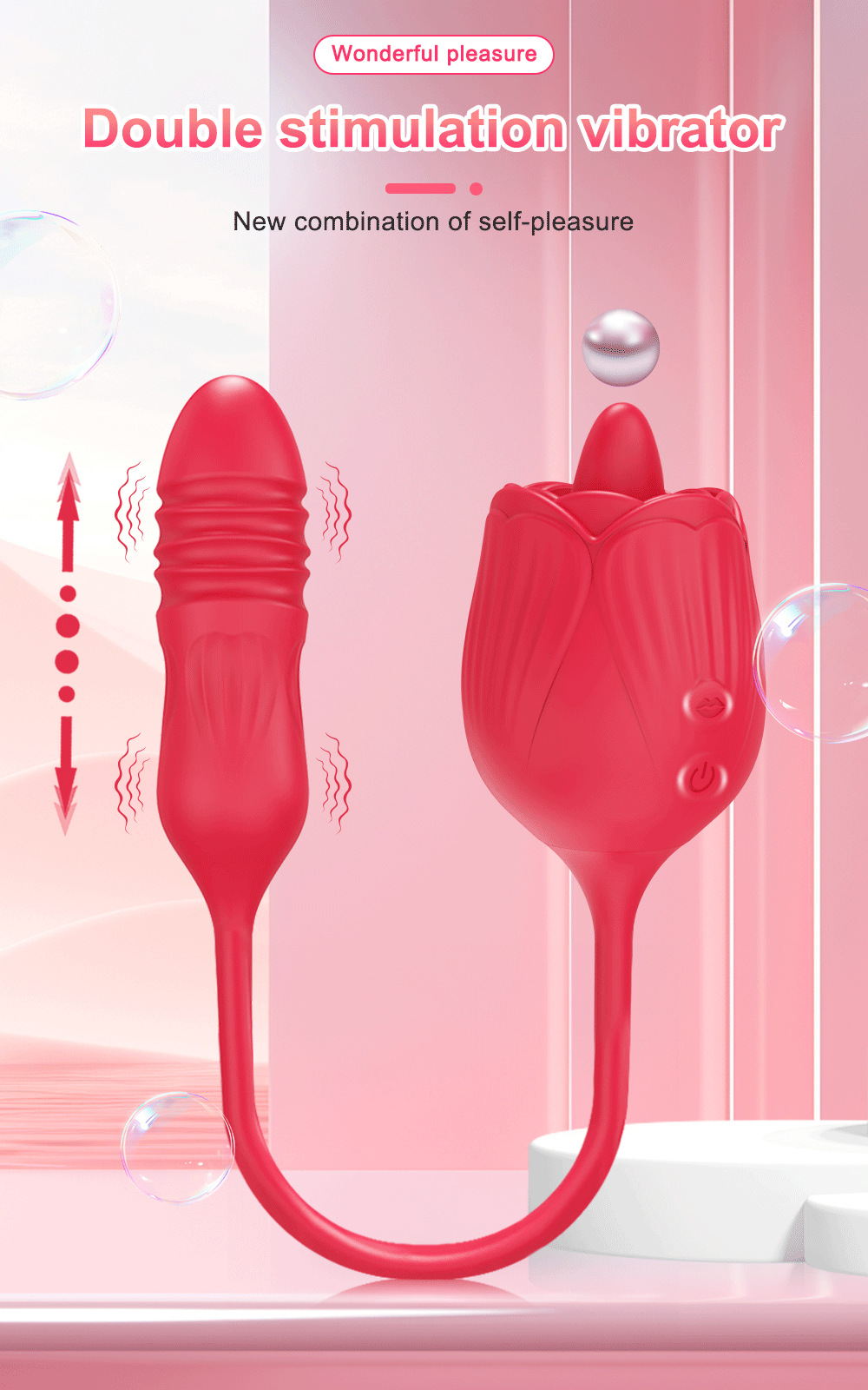 Rose-Toy Dildo Thrusting Vibrator for Women Egg Clitoris Sucker Stimulator Tongue Licking Adults Goods Sucking Sex Toys Female Rose-Toy Dildo Thrusting Vibrator for Women Egg Clitoris Sucker Stimulator Tongue Licking Adults Goods Sucking Sex Toys Female