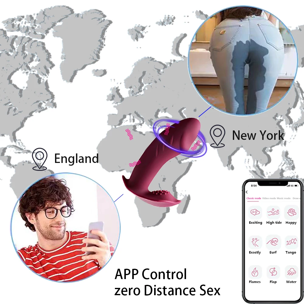Wireless Bluetooth APP Vibrator Dildo Female Remote Control Clitoris Stimulator G Spot Massager Sex Toys for Women Adults Pantie