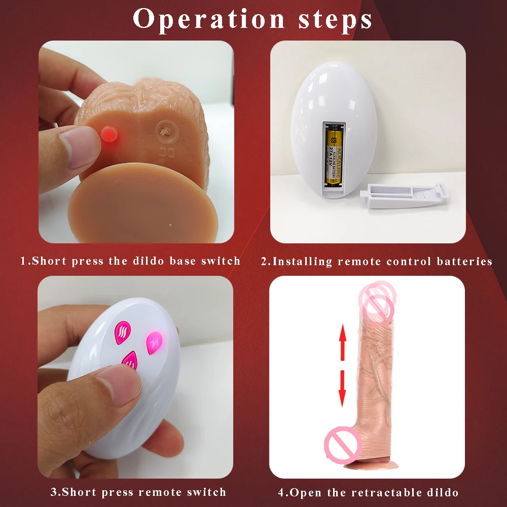 7 Speeds Sex toys remote control telescopic dildo vibrators for women adults 18 Women's panties Vibrator female masturbators