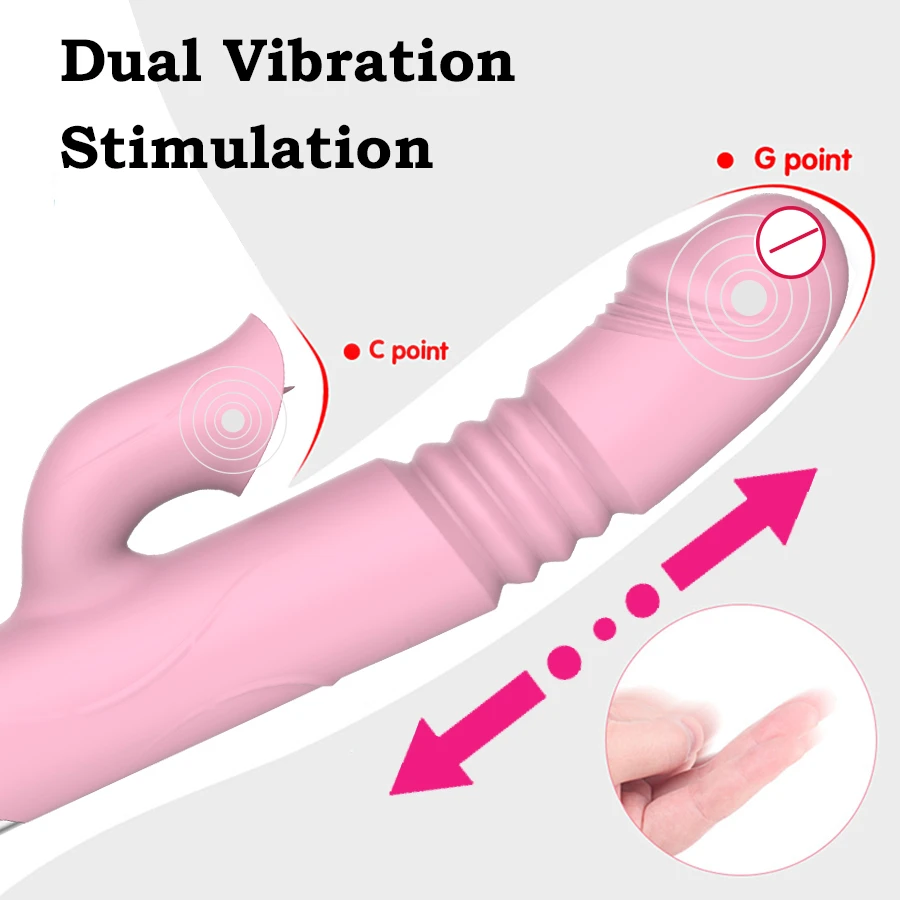 Vibrator For Women 3 In 1 Licking Machine Clitoris Stimulator G-Spot Powerful Vibro Dildo Wand Female Clit Sucker Adult Sex Toys