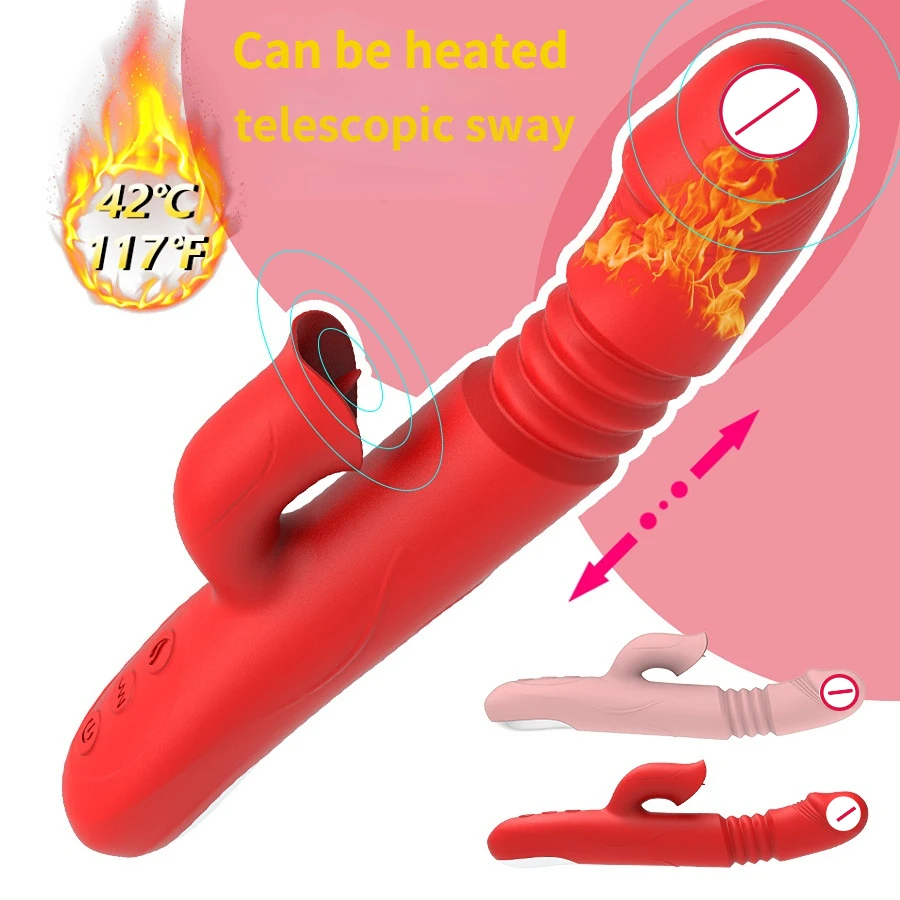 Vibrator For Women 3 In 1 Licking Machine Clitoris Stimulator G-Spot Powerful Vibro Dildo Wand Female Clit Sucker Adult Sex Toys