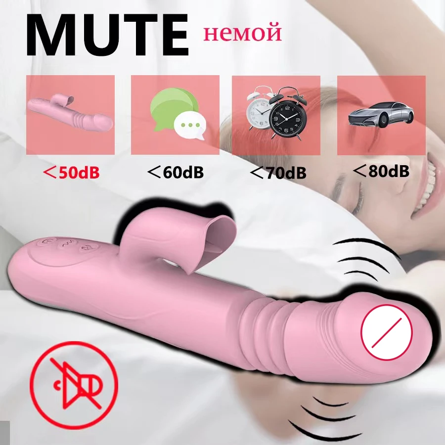 Vibrator For Women 3 In 1 Licking Machine Clitoris Stimulator G-Spot Powerful Vibro Dildo Wand Female Clit Sucker Adult Sex Toys