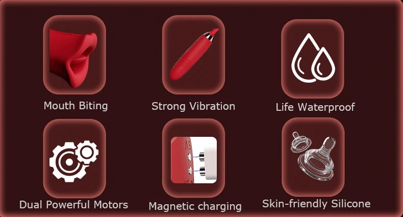 Thrusting Sucking Vibrator Female Tongue Licking Telescopic G-spot Dildo Blowjob Nipple Clit Stimulation Egg Sex Toy for Women