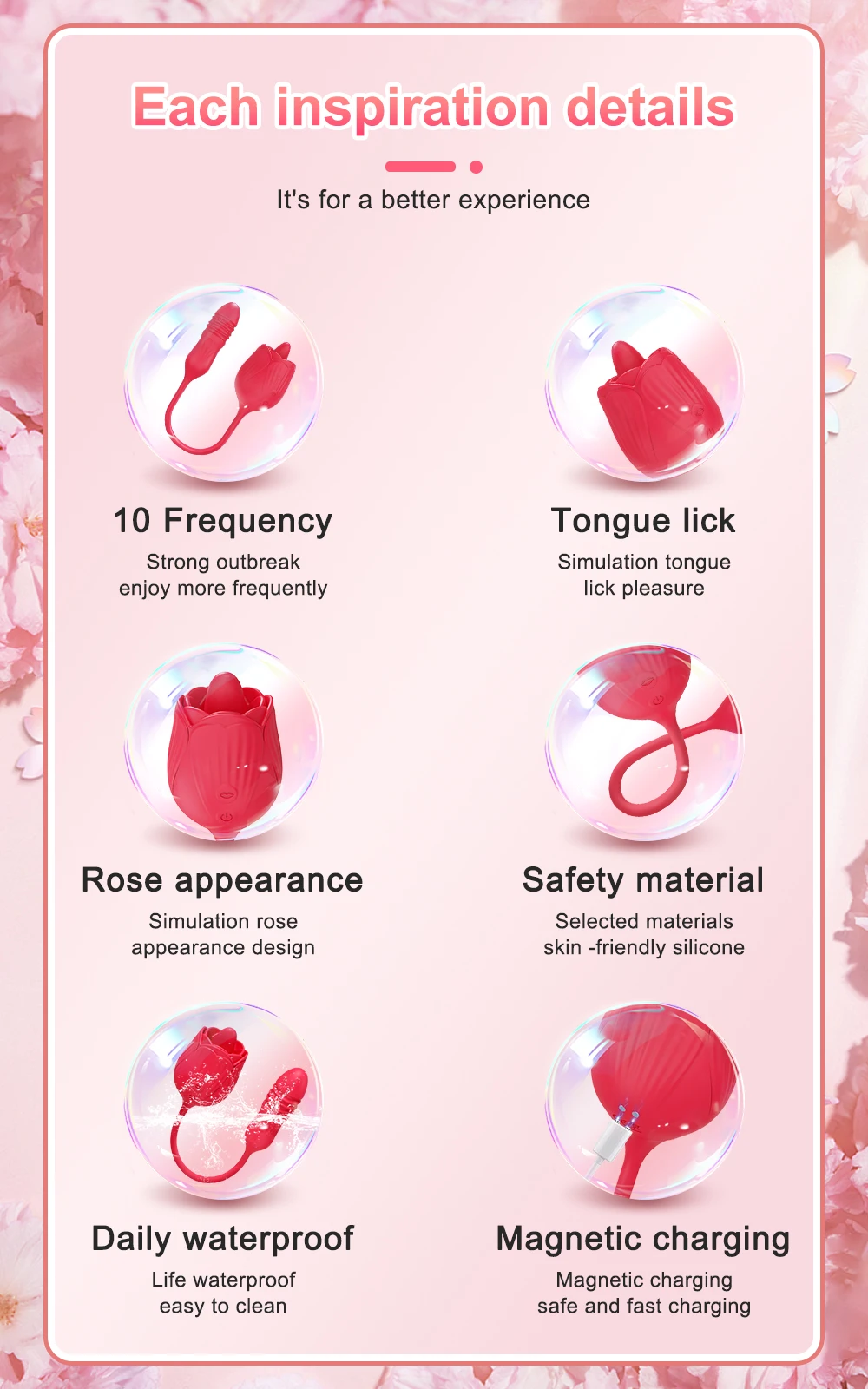 Rose-Licking Thrusting Dildo Vibrator for Women Nipple Clit Stimulator Vibrating Egg Tongue Lick Clitoris Sucker Sex Toy Rose-Licking Thrusting Dildo Vibrator for Women Nipple Clit Stimulator Vibrating Egg Tongue Lick Clitoris Sucker Sex Toy