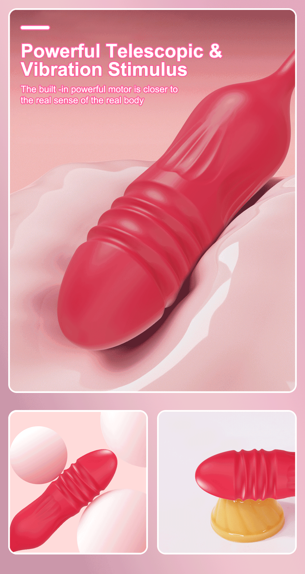 Rose-Licking Thrusting Dildo Vibrator for Women Nipple Clit Stimulator Vibrating Egg Tongue Lick Clitoris Sucker Sex Toy Rose-Licking Thrusting Dildo Vibrator for Women Nipple Clit Stimulator Vibrating Egg Tongue Lick Clitoris Sucker Sex Toy