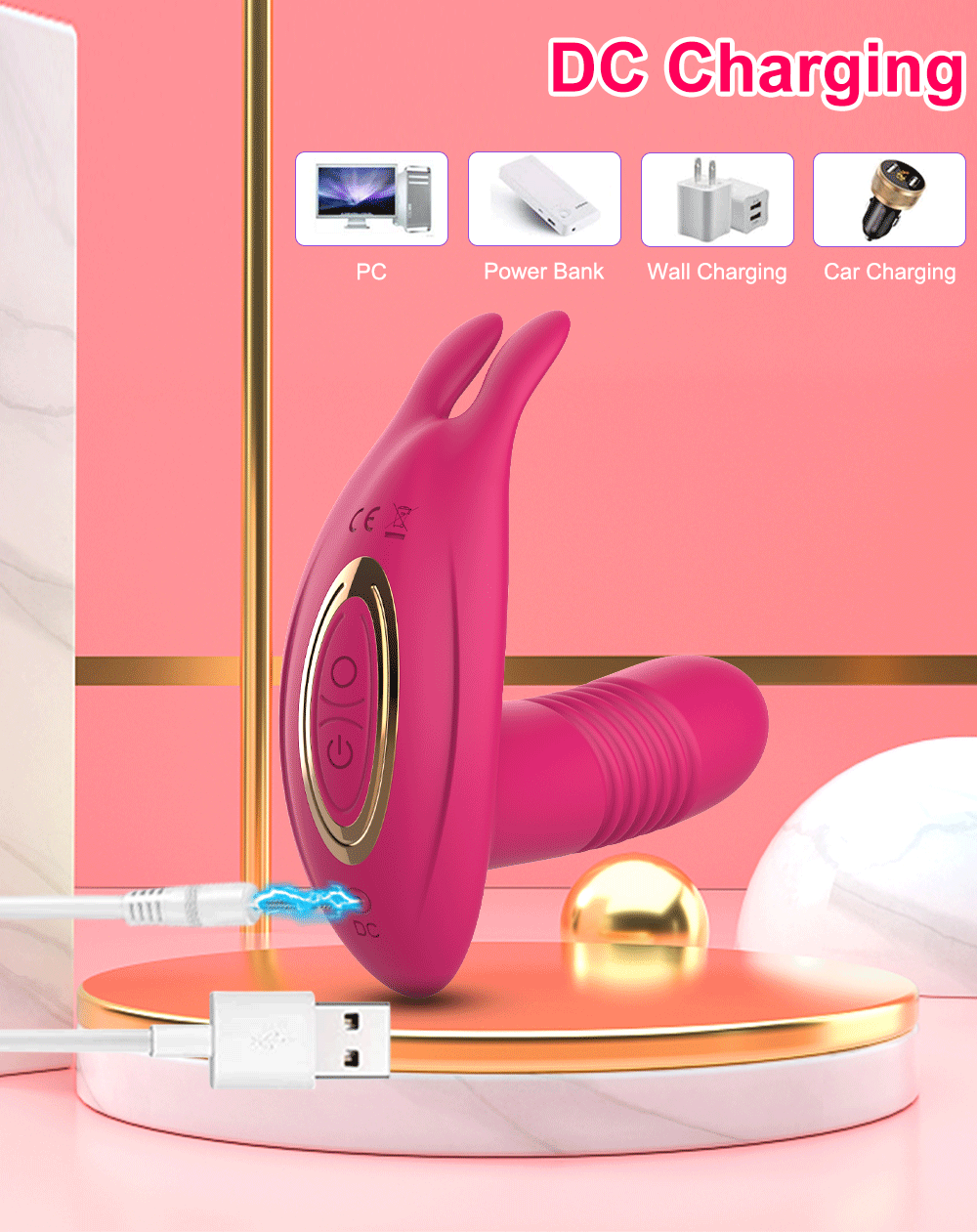 Bluetooth Thrusting Vibrator for Women Clitoris Stimulator APP Rotating Telescopic Dildo Remote Control G Spot Adult Sex Toy Bluetooth Thrusting Vibrator for Women Clitoris Stimulator APP Rotating Telescopic Dildo Remote Control G Spot Adult Sex Toy