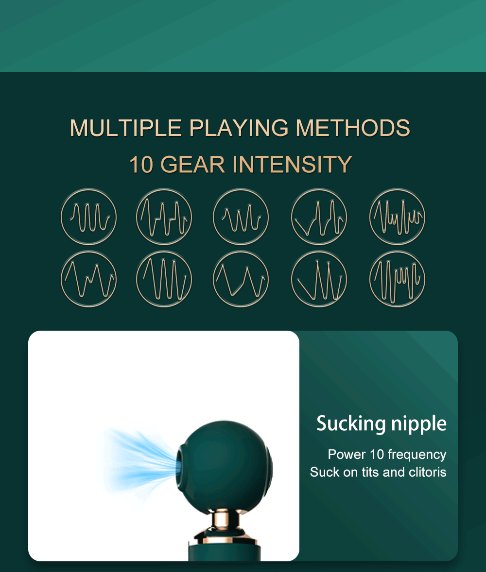 Rechargeable Thrusting Vibrators Powerful Av Magic Wand 3in1 Beating Clitoris G Spot Stimulator Sex Toys Clit Sucker For Women