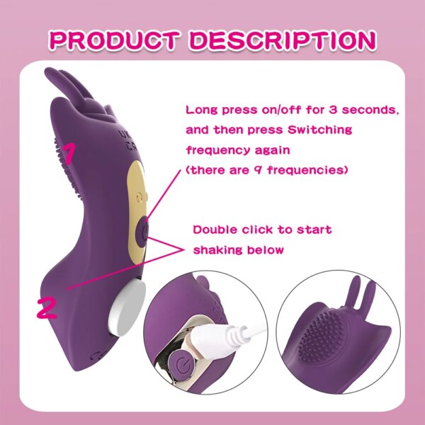Wireless Clitoris Vibrator For Women App Remote Control Butterfly Vibrating Panties Female Clit Stimulator Adult Silent Sex Toys