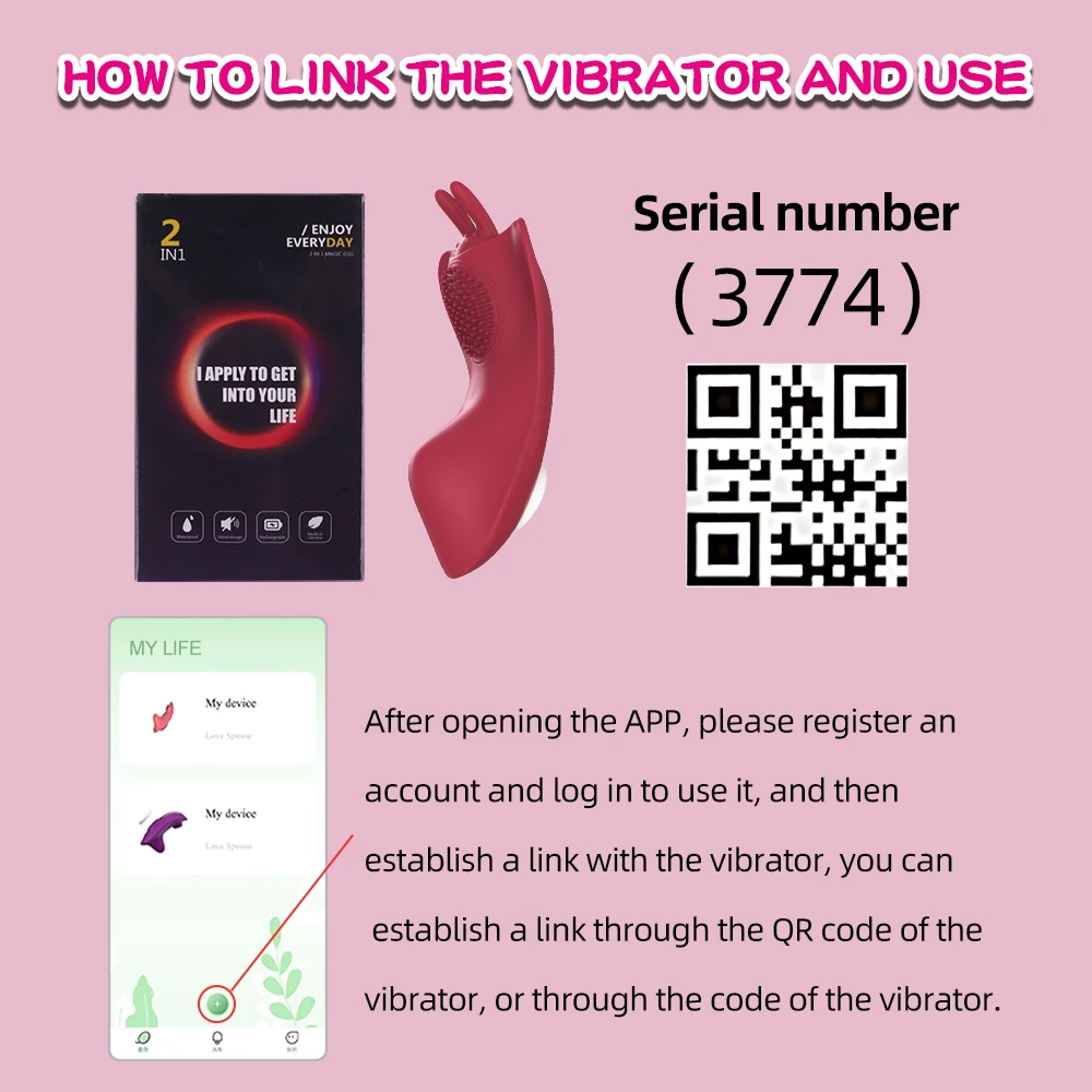 Wireless Clitoris Vibrator For Women App Remote Control Butterfly Vibrating Panties Female Clit Stimulator Adult Silent Sex Toys