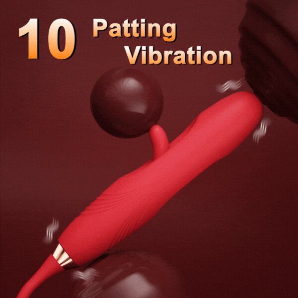 Patting Tongue Licking Vibrator For Women Nipple Clit Stimulator Love Egg Oral Sex Vibrating Massager Female Sex Toys Adult