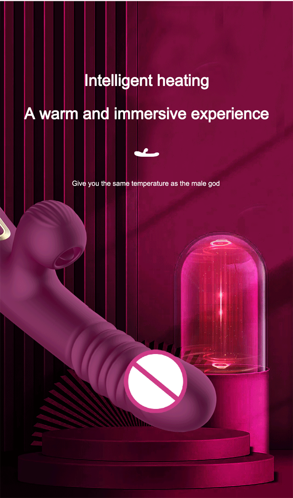 Thrusting Pushing Vibrator Sex Toy for Women Clit Sucker Clitoris G-Spot Stimulator Automatic Telescopic Female Masturbation Thrusting Pushing Vibrator Sex Toy for Women Clit Sucker Clitoris G-Spot Stimulator Automatic Telescopic Female Masturbation