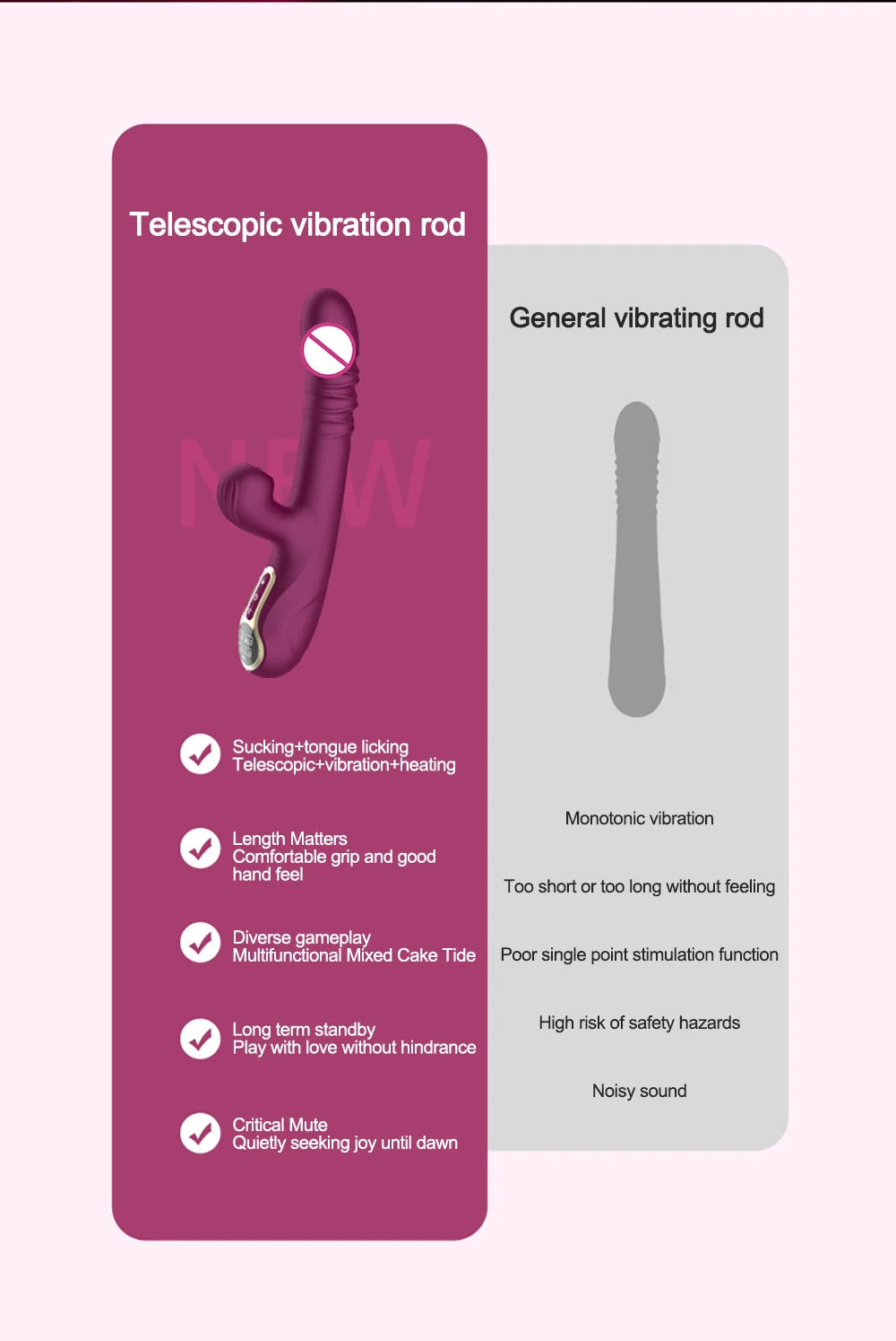 Thrusting Pushing Vibrator Sex Toy for Women Clit Sucker Clitoris G-Spot Stimulator Automatic Telescopic Female Masturbation Thrusting Pushing Vibrator Sex Toy for Women Clit Sucker Clitoris G-Spot Stimulator Automatic Telescopic Female Masturbation