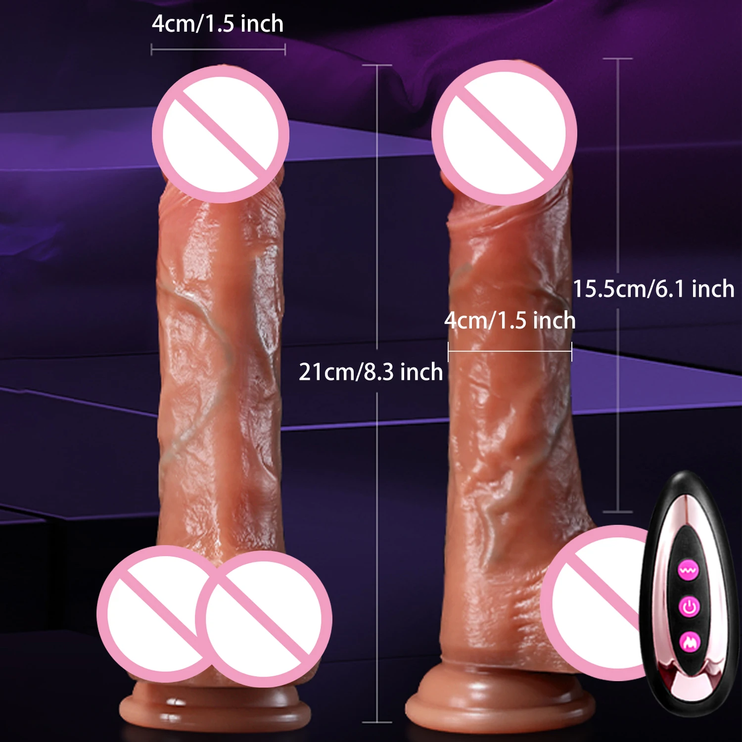 Silicone Thrusting Realistic Dildo Vibrator Sex Toys for Women Big Penis Vibrating Heating Telescopic Dildo Suction Cup Vibrator Silicone Thrusting Realistic Dildo Vibrator Sex Toys for Women Big Penis Vibrating Heating Telescopic Dildo Suction Cup Vibrator