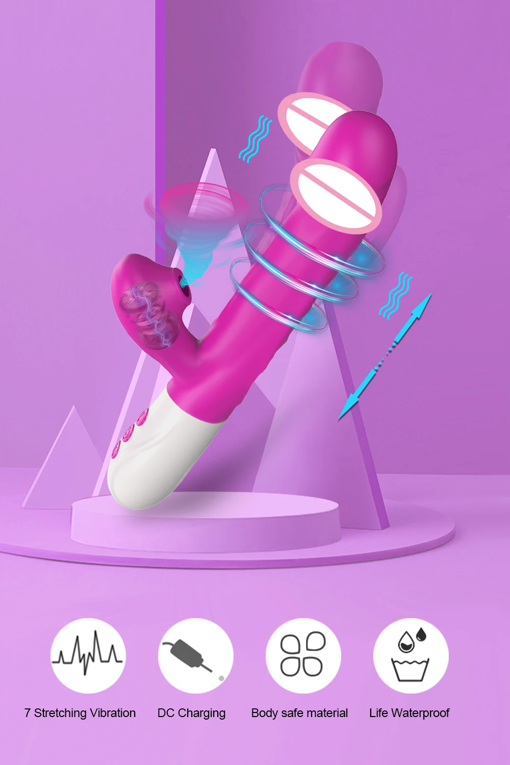 Sucking Dildo Thrusting Vibrator with Female Masturbation Clit Sucker Clitoris Vacuum Stimulator Adult Goods Sex Toys for Women Sucking Dildo Thrusting Vibrator with Female Masturbation Clit Sucker Clitoris Vacuum Stimulator Adult Goods Sex Toys for Women