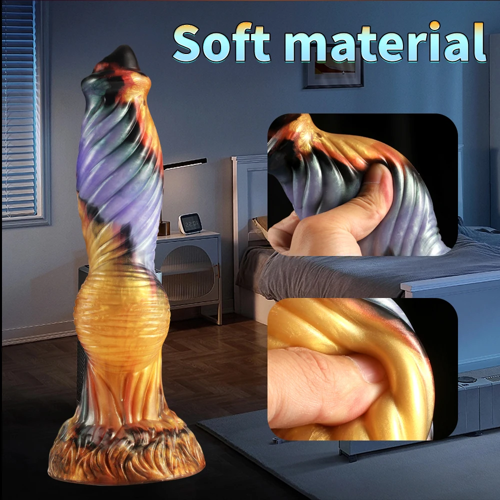 10 inch Thrusting Dildo Vibrator Sex Toys For Women Realistic Huge Vibrating Penis G-spot Anal Stimulation Soft Silicone Dildos