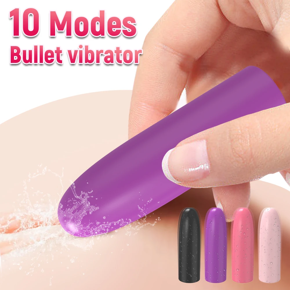 10 Speed Powerful Mini Bullet Vibrator for Women Dildo G-Spot Clitoris Stimulator Love Egg Erotic Female Sex Toys for Adults