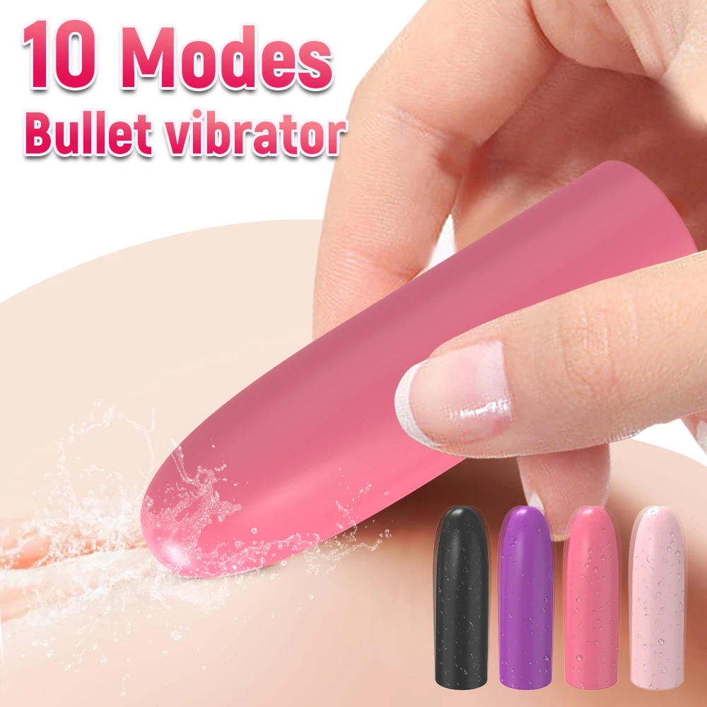 10 Speed Powerful Mini Bullet Vibrator for Women Dildo G-Spot Clitoris Stimulator Love Egg Erotic Female Sex Toys for Adults