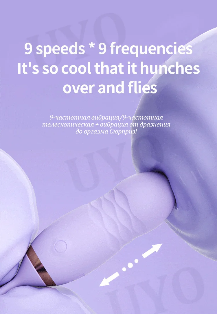 Female Telescopic Thrust Gun Vibrator G-Spot Stimulation Wireless Remote Control Wearable Vibrator Woman Sex Toys Adult sex shop