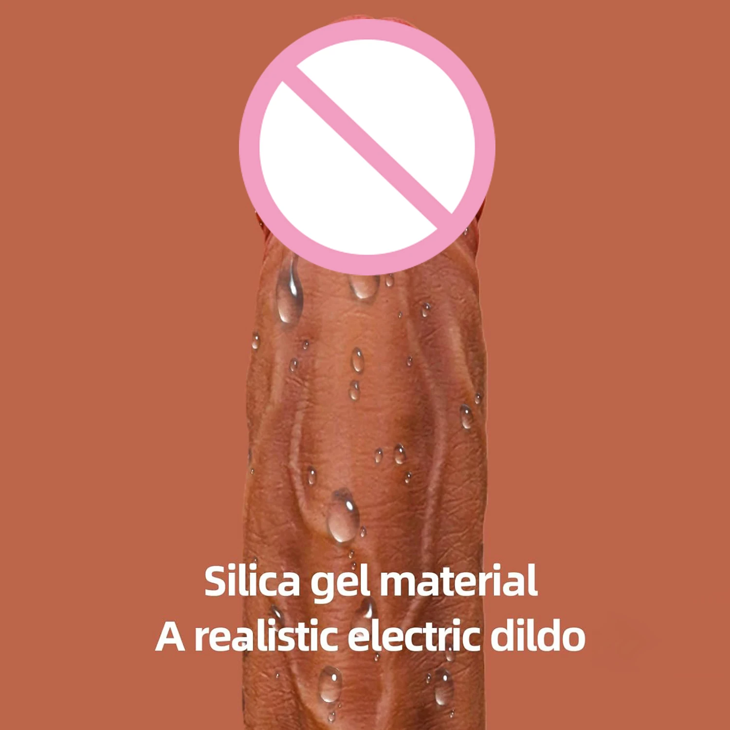 Thrusting Realistic Dildo Vibrator Silicone Anal Dildo for G-spot Stimulation Remote Control Heating Dildo Sex Toys for Women